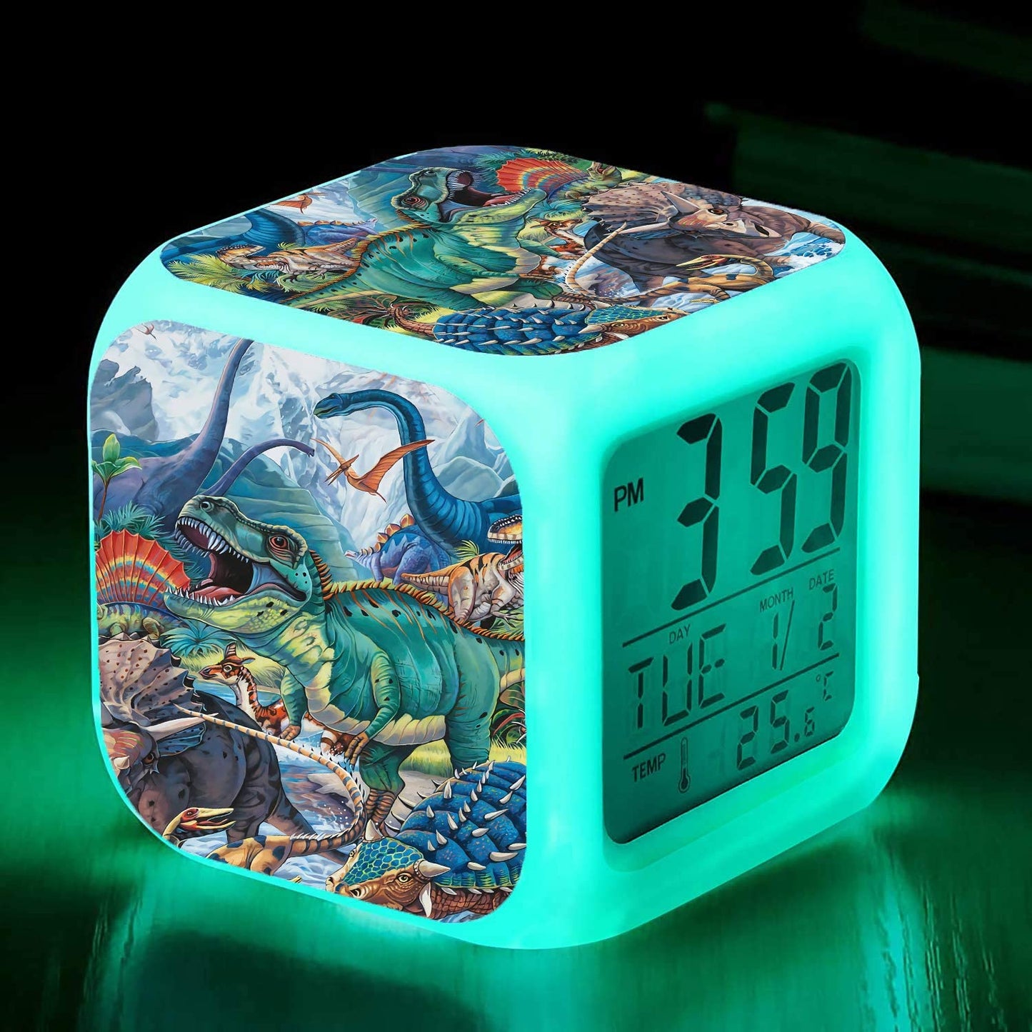 Learning Clock for Kids - Telling Time Teaching Clock - Kids Wall Clocks for Bedrooms - Kids Room Wall Decor - Silent Analog Kids Clock for Teaching Time - Kids Learn to Tell Time Easily