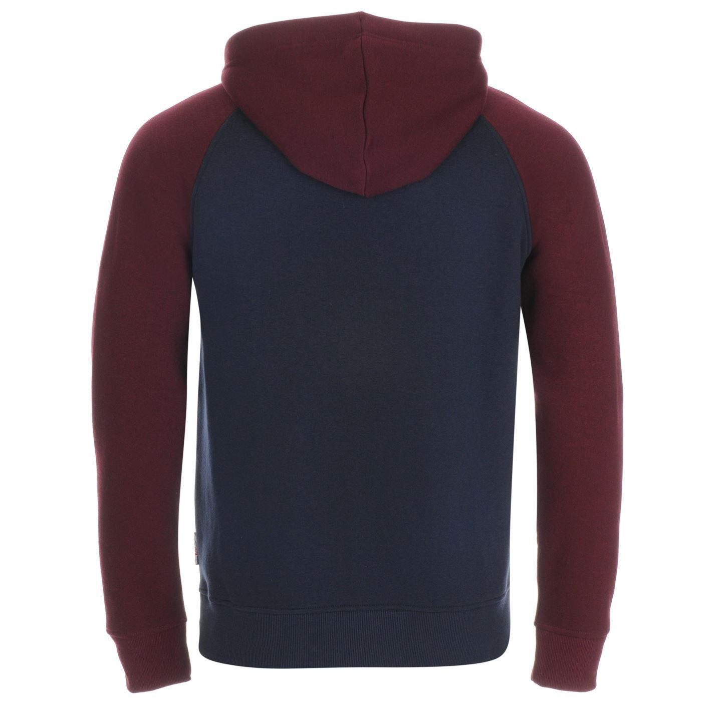 LEE COOPER FELPA UOMO OTH LDN NAVY/BURGUNDY LEE COOPER