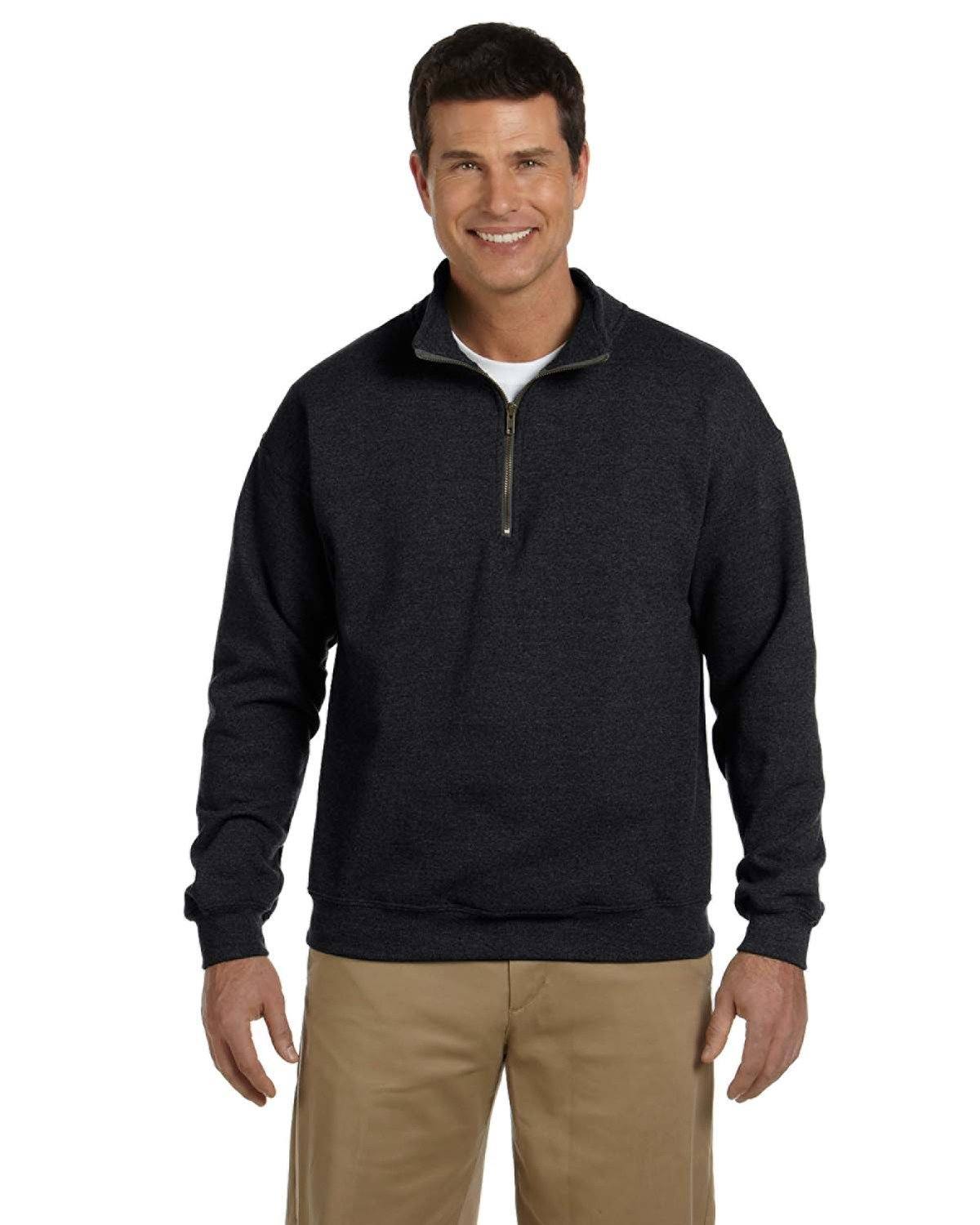 Adult Heavy Blend™ Adult 8 oz. Vintage Cadet Collar Sweatshirt Infoshore S BLACK 