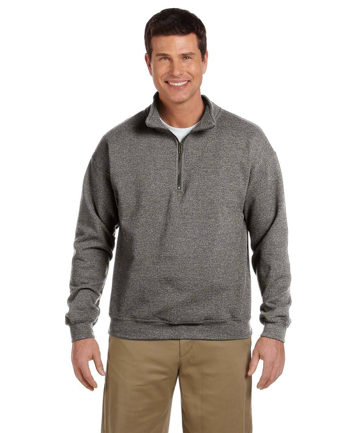 Adult Heavy Blend™ Adult 8 oz. Vintage Cadet Collar Sweatshirt Infoshore S GRAPHITE HEATHER 