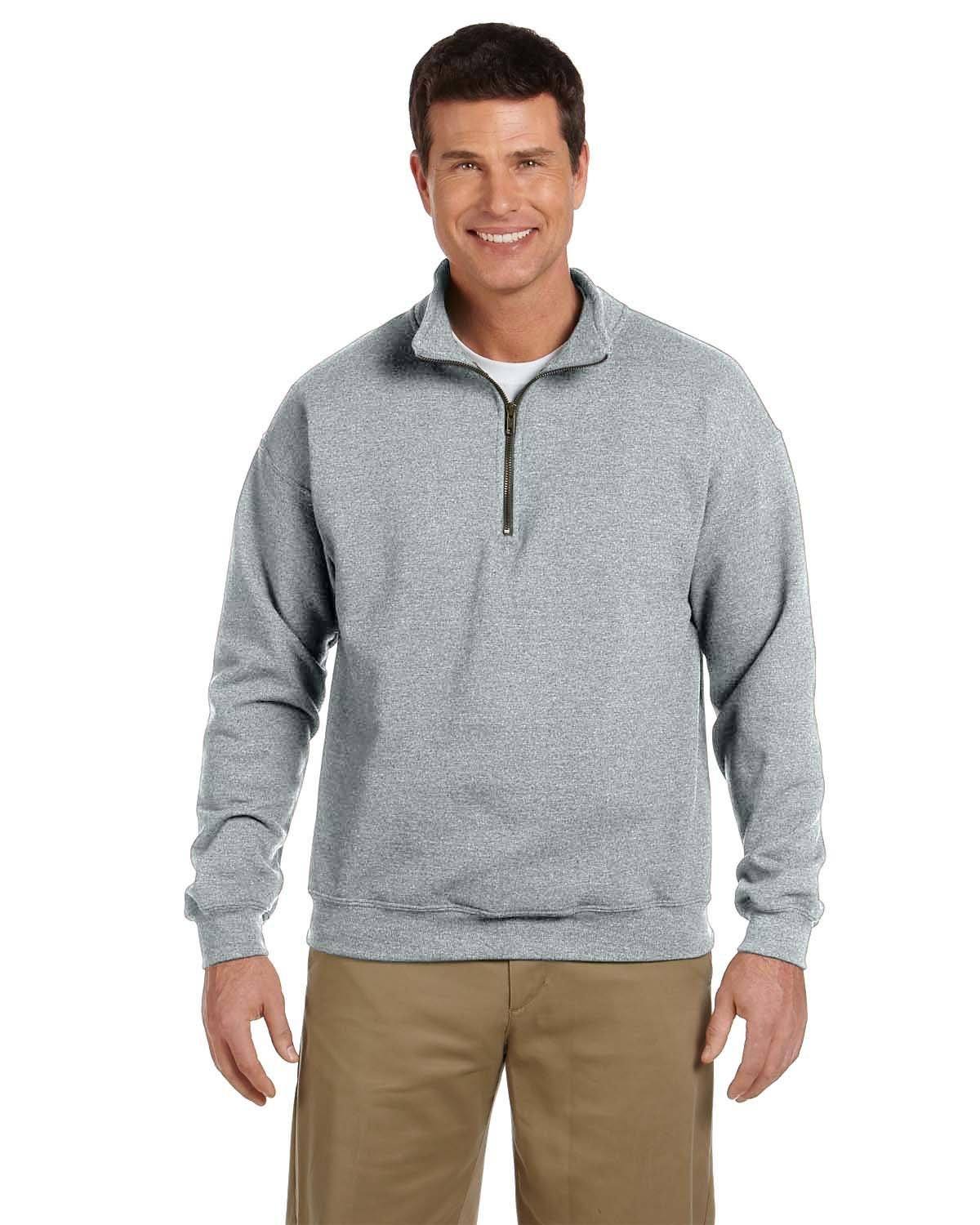 Adult Heavy Blend™ Adult 8 oz. Vintage Cadet Collar Sweatshirt Infoshore S SPORT GREY 