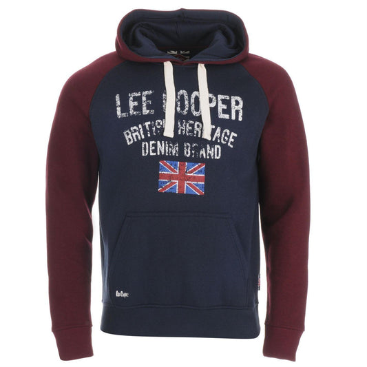LEE COOPER FELPA UOMO OTH LDN NAVY/BURGUNDY LEE COOPER Blue S 